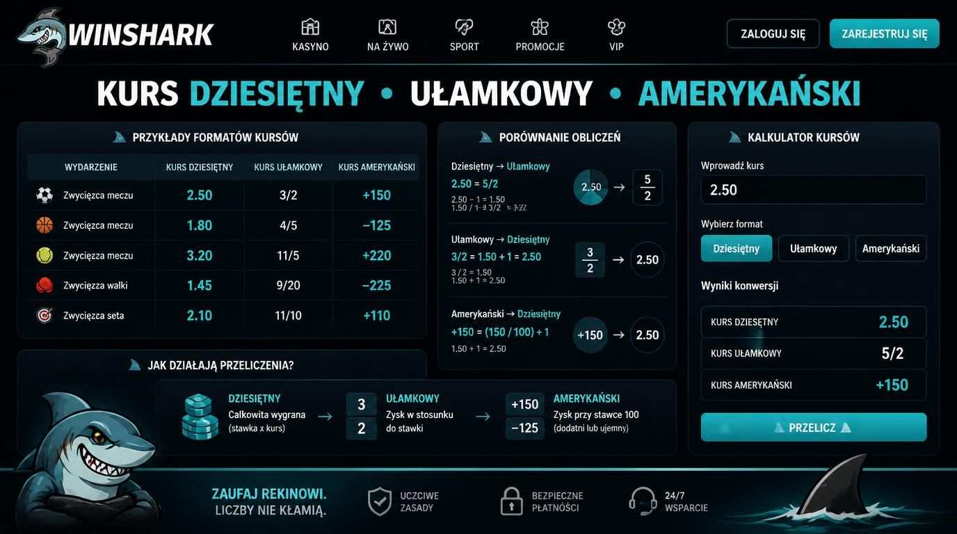 Różne formaty kursów sportowych w kasynie